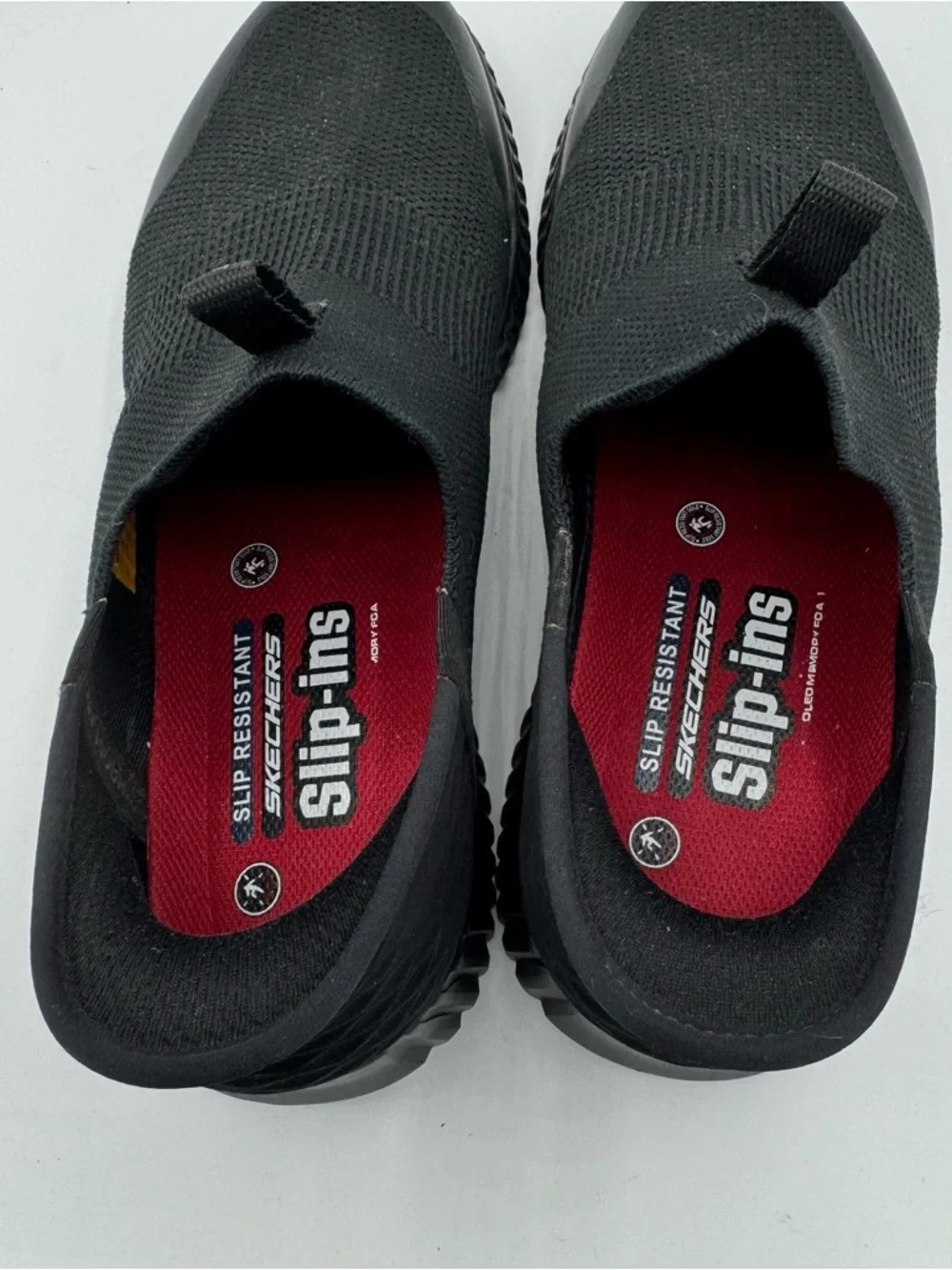 Skechers Work‎ Slip-Ins Cessnock - Gwynedd men’s size 9.5 Black slip resistant